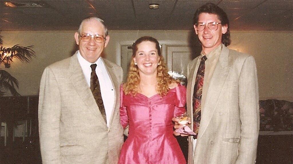 Ron and Tonia with their father, Marvin Leitzel (left), who taught them to always lead by example Marvin, Tonia, and Ron Leitzel